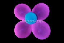 Ballon fluo UV rose  23cm