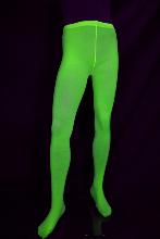 Collants taille standard vert fluo 