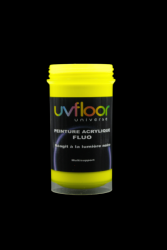 Peinture fluorescente 100ml UV active JAUNE