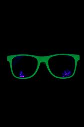 Lunettes vert fluo UV annes 80