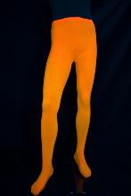Collants taille standard orange fluo 