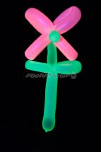Ballon UV fluorescent  sculpter Rose