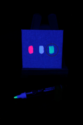 Marqueur invisible UV Permanent Jaune ClearUVColor