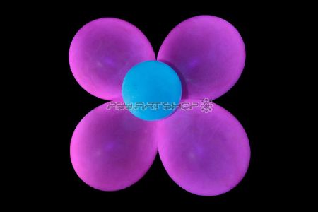 Ballon fluo UV rose Ø 23cm