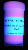 UV bodypaint invisible 45ml Rouge