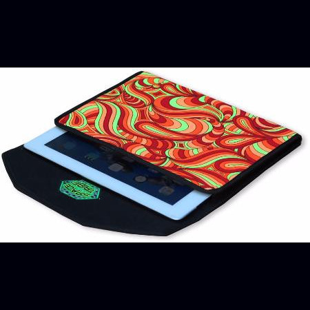 Housse Ipad psychédélique UV Fire Splash