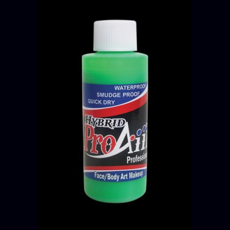 Fard liquide pour aérographe ProAiir HYBRID Vert Fluo - 2oz (60 ml) - Waterproof
