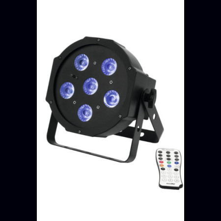 Projecteur RGB + UV 3W DMX