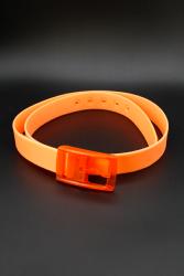 Ceinture orange fluo large 