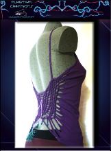 Top « Plumes » #1 Taille S/M