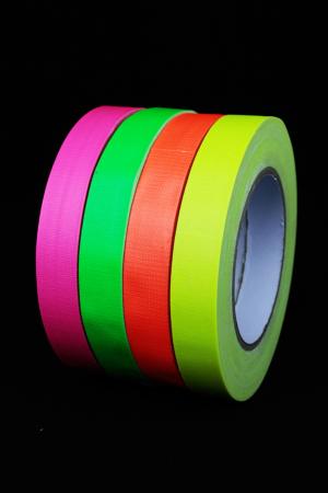 Pack adhésif fluo 25m X 4 couleurs 1,9cm