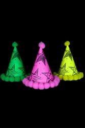 Petit chapeau fluorescent - 3 pièces