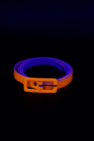 Ceinture orange fluo UV fine 