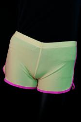 Short court jaune fluo UV