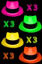 12 chapeaux fluo Al Capone