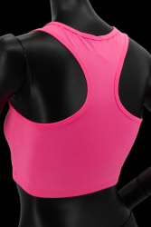 Brassière sport rose fluo S