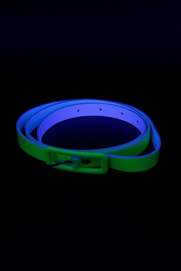 Ceinture vert fluo UV fine 