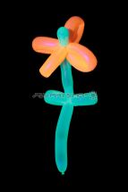 Ballon UV fluorescent  sculpter Orange