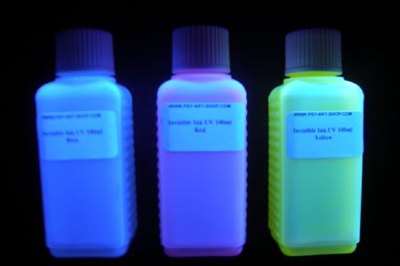 Encre invisible UV 100 ml Bleu
