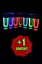  Pack maquillage fluo phospho 6 couleurs + 1 GRATUIT
