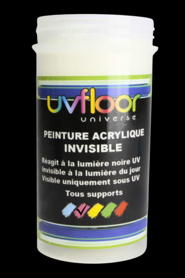 peinture UV  invisible rouge 100ml