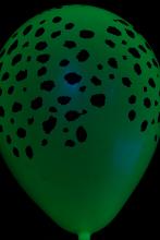 50 Ballons Fluo Safari UV