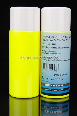 Fard liquide fluorescent 100ml JAUNE
