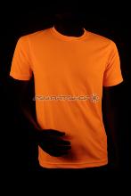 T-shirt Manche courte fluorescent homme UV ORANGE