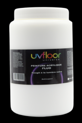 Peinture fluorescente 1L UV active BLANCHE