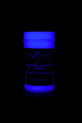 Peinture fluorescente 100ml UV active BLEU