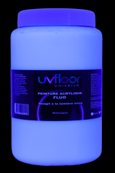 Peinture fluorescente 1L UV active BLEU