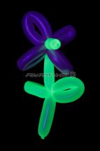Ballon UV fluorescent à sculpter Violet