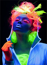 Gel cheveux & coiffure FLUO