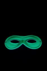 Masque vert fluo loup