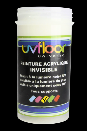 peinture UV  invisible Jaune 100ml