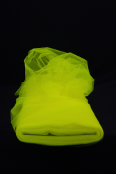 Tulle fluorescent JAUNE au mètre