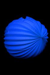 Lampion fluo 22 cm blanc