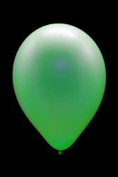 50 ballons baudruche ovales vert fluo Ø30 cm