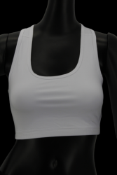 Brassière sport blanche S