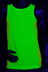 Débardeur sport vert fluo homme XL