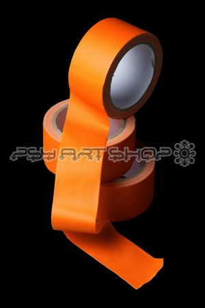 Ruban Adhésif toilé fluo 5 cm x 10 m  Orange