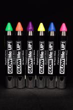  Pack crayon maquillage fluo UV large x 6