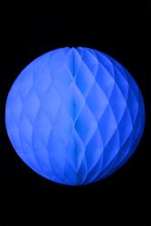 Décoration géante boule fluo blanche - Ø 50 cm