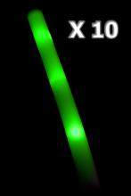 Bâton lumineux vert 47 cm X 10 pièces