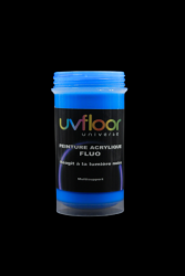 Peinture fluorescente 100ml UV active BLEU