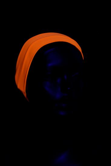 Bandeau orange fluo UV