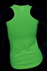 Débardeur sport jaune fluo femme XS