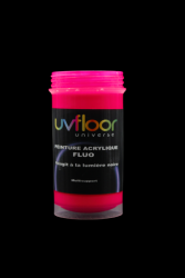 Peinture fluorescente 100ml UV active ROSE