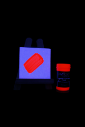 Peinture fluorescente 100ml UV active ROUGE