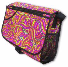 Sac à bandoulière UV motif Psy Candy Splash